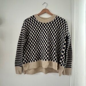 Madewell Checkered Sweater